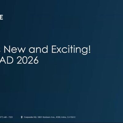 Whats new and exciting in AutoCAD 2026 webinar